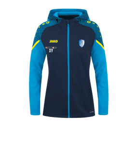 JAKO Performance Kapuzenjacke Blau F908