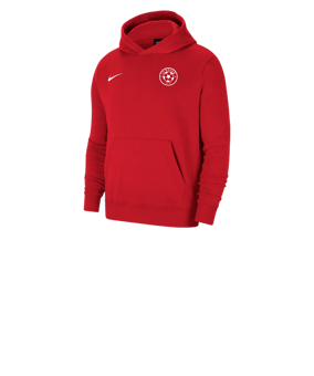 Nike Park 20 Fleece Hoody Kids Rot Weiss F657