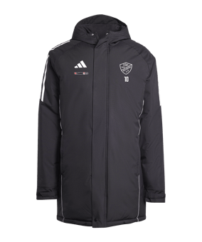 adidas Tiro 24 Winterjacke Schwarz Weiss