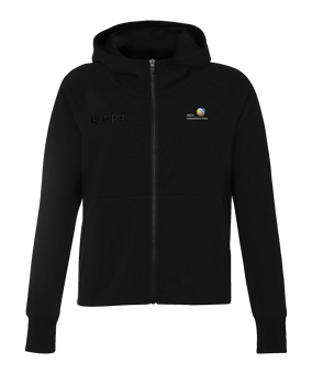Kempa Kapuzenjacke Damen Schwarz F01