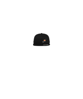 Merch 5 Panel Classic Snapback Cap Black | logo4c