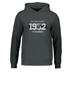 Merch Drummer 2.0 Hoody Dark Heather Grey | #established