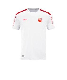 JAKO Power Trikot Weiss Rot F004