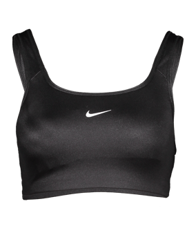 Nike Swoosh Shine Sport-BH Damen Schwarz F010 - schwarz