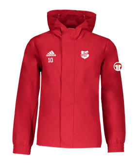 adidas Entrada 22 Allwetterjacke Kids Rot