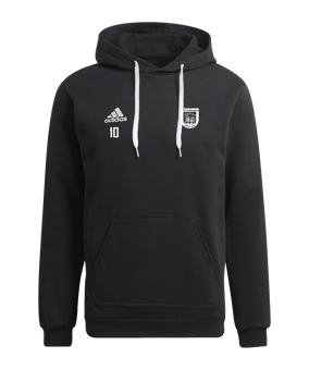 adidas Entrada 22 Hoody Schwarz