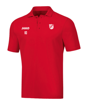 JAKO Base Poloshirt Rot F01