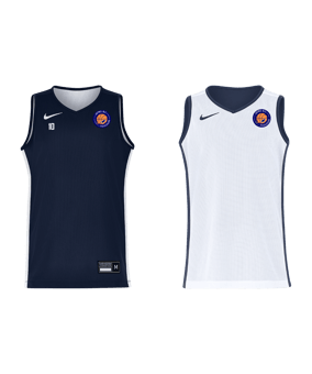 Nike Team25 Basketball Stock Reversible Maillot Enfants Bleu C451