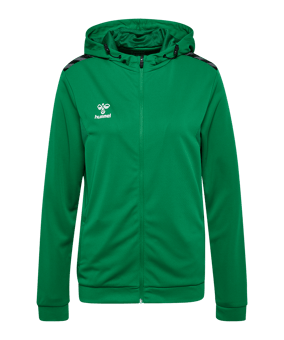 Hummel AUTHENTIC PL Kapuzenjacke Damen Grün F6235 - gruen
