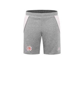 adidas Tiro 24 Baumwollshort Grau Weiss