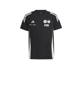 adidas Tiro 24 T-Shirt Kids Schwarz Weiss