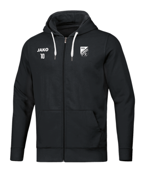 JAKO Base Kapuzenjacke Kids Schwarz F08