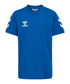 Hummel Go 2.0 Chevron T-Shirt Kids Blau F7045 - blau