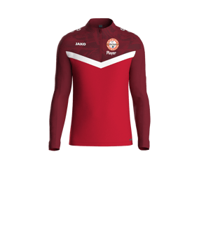 JAKO Iconic HalfZip Sweatshirt Kids Rot F103