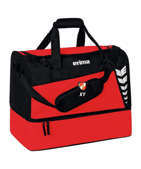 Erima Six Wings Sporttasche mit Bodenfach Gr.M Rot