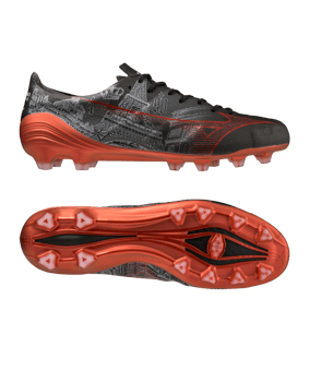 Mizuno Alpha Made in Japan FG Sergio Ramos 4 Schwarz Rot F04 - schwarz