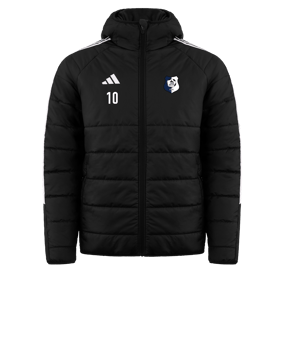 adidas Tiro 24 Winterjacke Schwarz Weiss