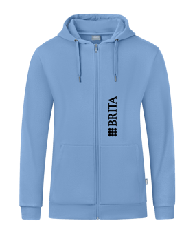 JAKO Organic Kapuzenjacke Blau F460