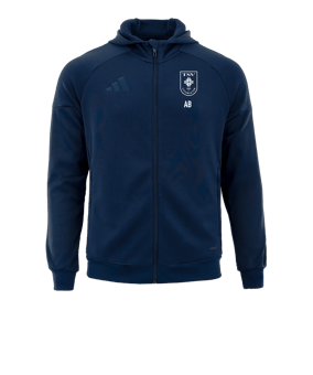 adidas Tiro 25 Travel Kapuzenjacke Blau