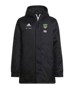 adidas Entrada 22 Stadium Winterjacke Kids Schwarz