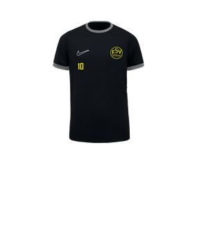 Nike Academy 25 Trainingsshirt Kids Schwarz F010