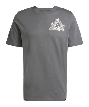 adidas Football Kicks Graphic T-Shirt Grau - grau
