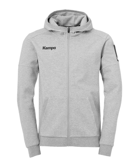 Kempa Status Kapuzenjacke Grau F03 - grau
