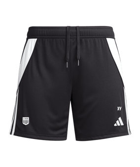 adidas Tiro 24 Short Damen Schwarz Weiss