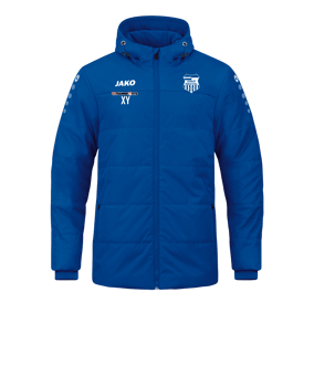 JAKO Team Coach Kapuzenjacke Blau F400