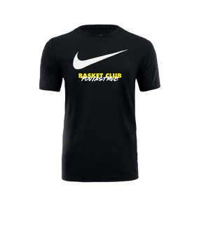 T-shirt Nike Park 20 Swoosh noir F010 