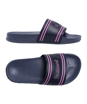 Hummel Polo Badelatsche Kids Schwarz F1009 - schwarz
