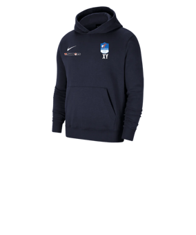 Nike Park 20 Fleece Hoody Kids Blau Weiss F451