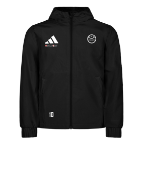 adidas Entrada 26 Regenjacke Schwarz