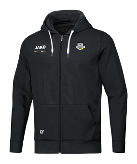 JAKO Base Kapuzenjacke Kids Schwarz F08