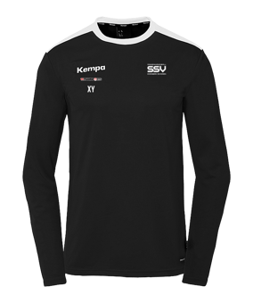 Kempa Emotion 27 Shirt Langarm Kids Schwarz Weiss F003