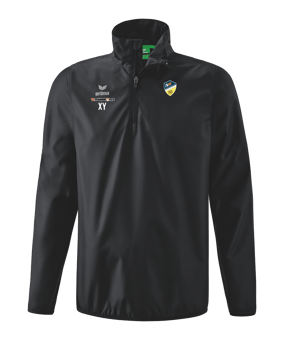Erima Team Halfzip Regensweatshirt Schwarz