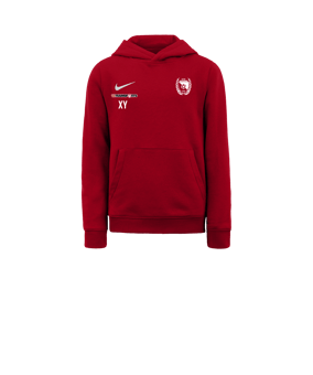 Nike Park 20 Fleece Hoody Kids Rot Weiss F657