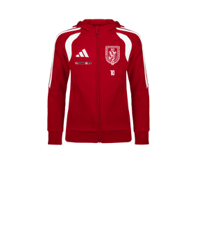 adidas Tiro 26 League Kapuzenjacke Kids Rot