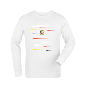 Merch Roller Sweatshirt White | #lines