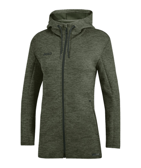 JAKO Premium Basic Kapuzenjacke Damen Grün F28