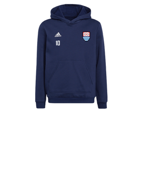 adidas Entrada 22 Hoody Kids Blau