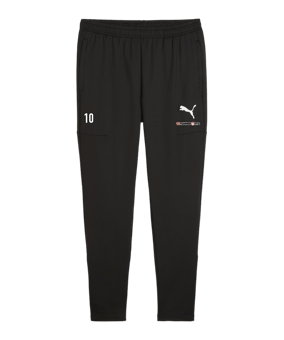 PUMA teamGOAL Slim Trainingshose Schwarz Weiss F03