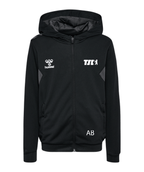 Hummel AUTHENTIC PL Kapuzenjacke Kids Schwarz F2001