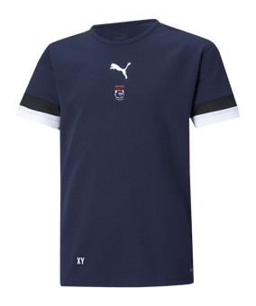 PUMA teamRISE Trikot Kids Dunkelblau F06