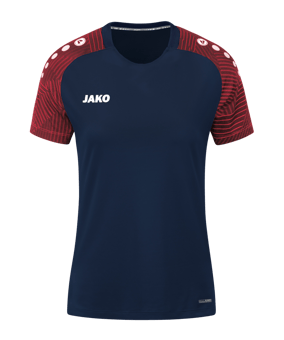 JAKO Performance T-Shirt Damen Dunkelblau Rot F909 - blau