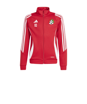 adidas Tiro 24 Trainingsjacke Kids Rot Weiss