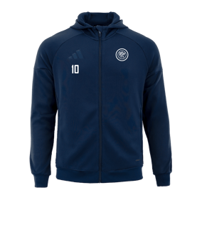 adidas Tiro 25 Travel Kapuzenjacke Blau