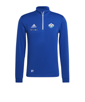 adidas Entrada 22 HalfZip Sweatshirt Blau Weiss