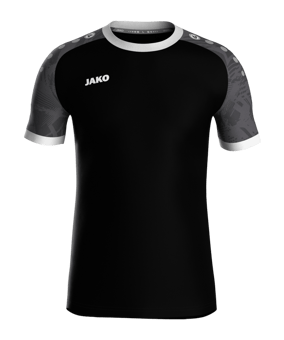 JAKO Iconic Trikot Schwarz Grau F801 - schwarz
