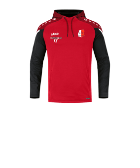 JAKO Performance Hoody Kids Rot Schwarz F101